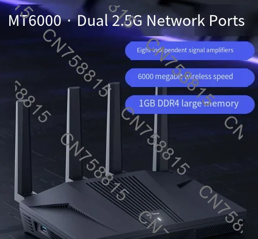 8-Stream OpenWrt with Dual 2.5G Ethernet Ports