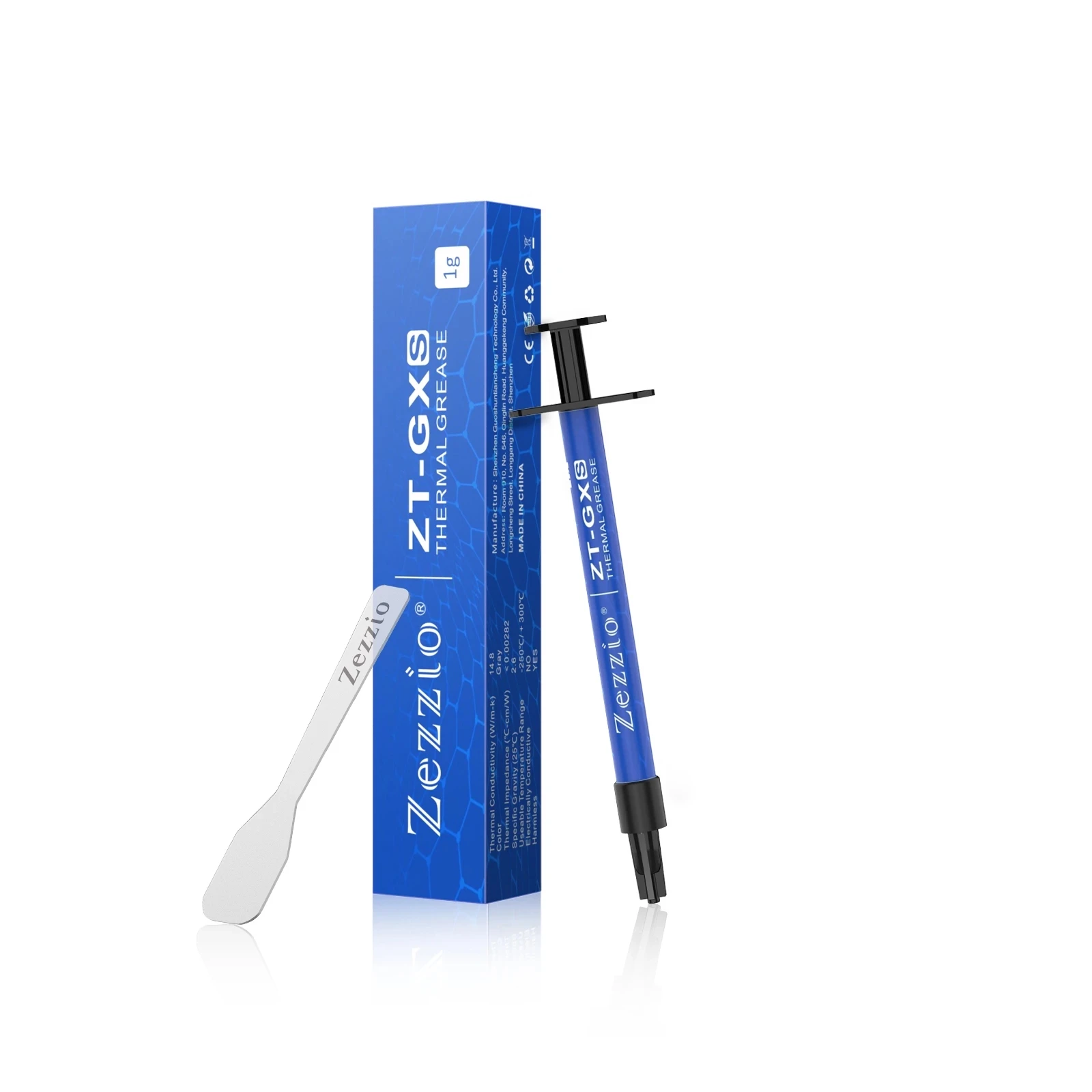 Zezzio ZT-GXS 1/10/30g thermal conductive silicone grease 14.8W/mk Graphics Card cooling paste CPU notebook silicone grease