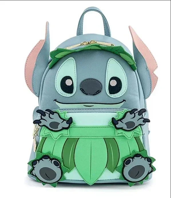 Disney Monsters University Mini Backpack Faux Leather Double Strap Shoulder Bag Cosplay Backpack Anime Kawaii Cartoon