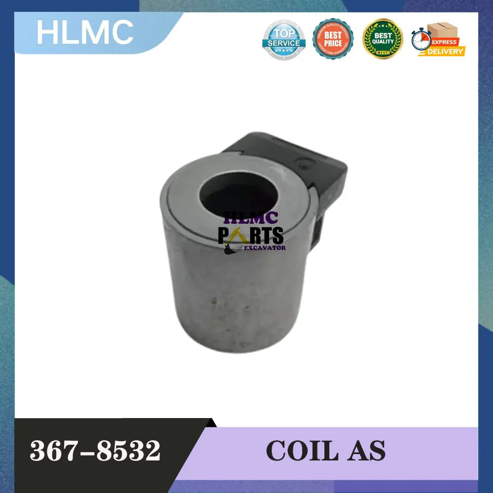 

Детали экскаватора Катушка электромагнитного клапана 24 В 367-8532 613-3038 C9.3 C4.4 Двигатель 930K 950L 953K 962L 725C2 730C2