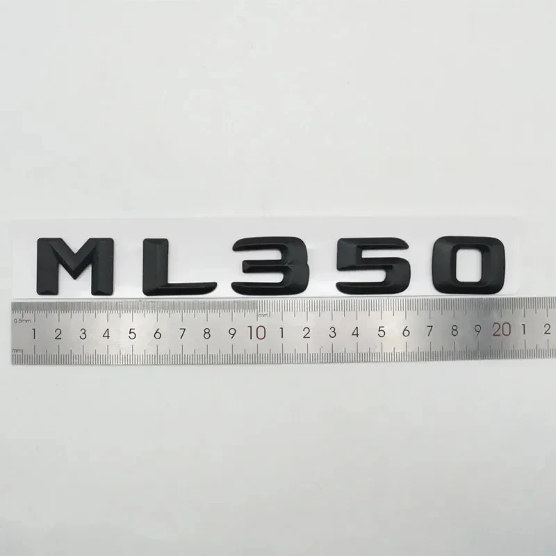 3D ABS For Mercedes Benz W163 W164 W166 ML63 ML55 ML280 ML250 ML320 ML350 ML420 ML430 ML450 ML500 ML550 Tail Emblem Logo Sticker