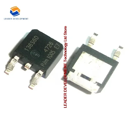 10 PCS BT136S-600D TO-252 136S6D BT136S-600 BT136 600V SMD   Transistor