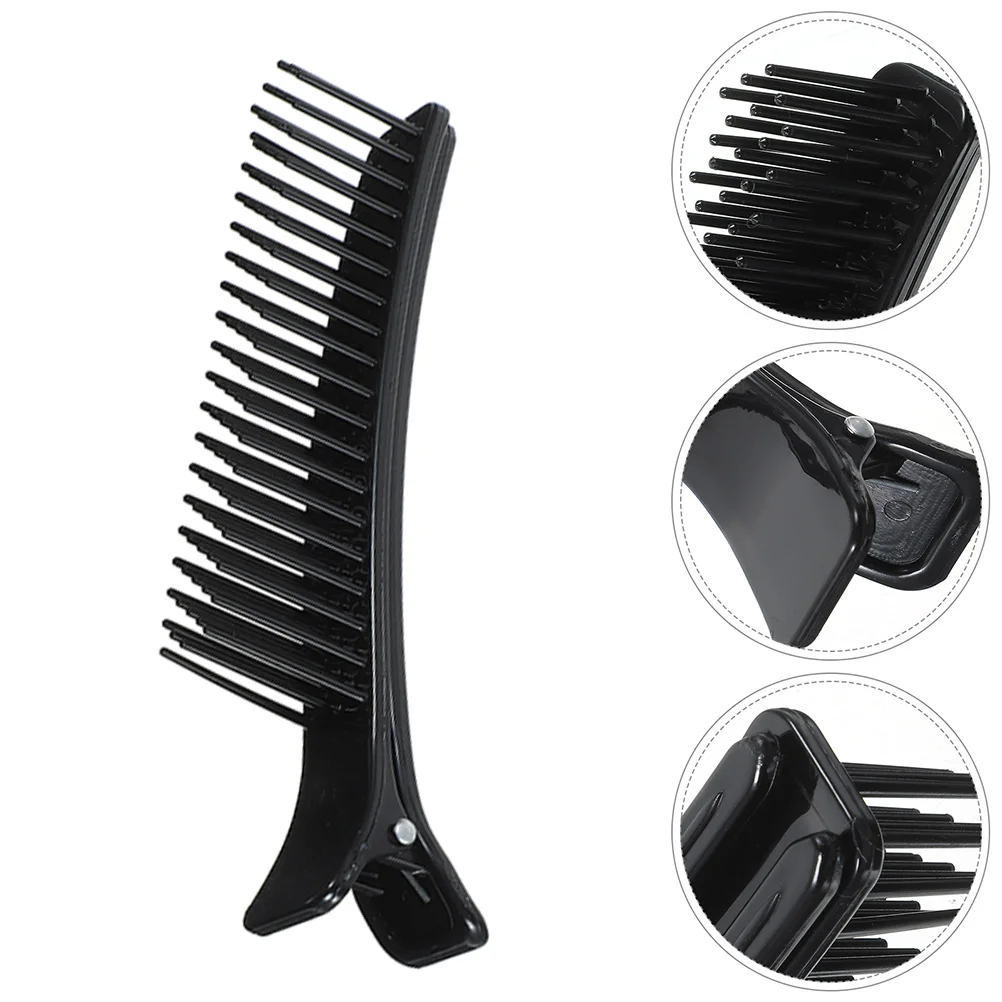 

4pcs Hair Clips Sectioning Tools Salon Salon Styling Clips Nonslip Grip Black Hairdresser Accessories Parting Combs