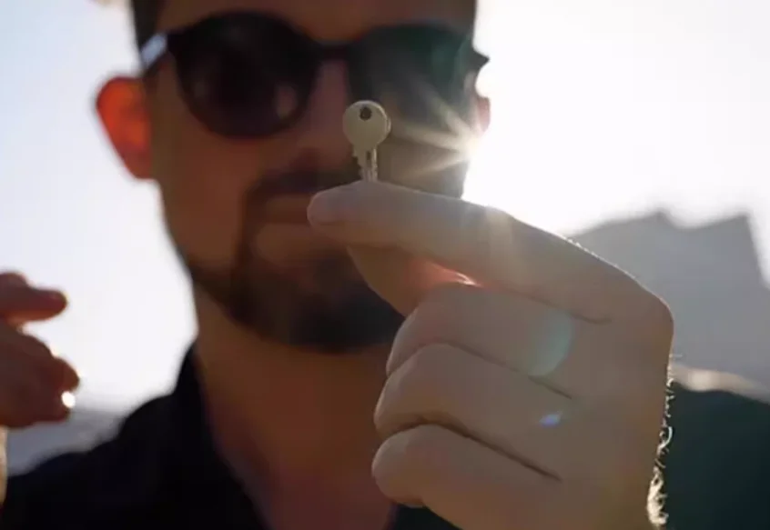 Adereço profissional para mentalismo de close-up - Ilusão de transferência de chave instantânea para mágicos - Acessório para truque de mágica de close-up