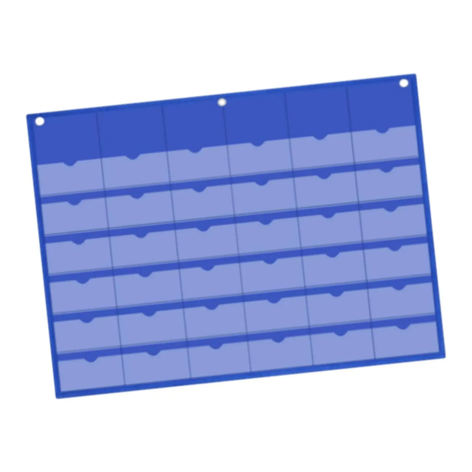 Wall Hanging Pocket Chart for Classroom Homeschool Organizer for Office Business Card File Folder Paper Sleeve