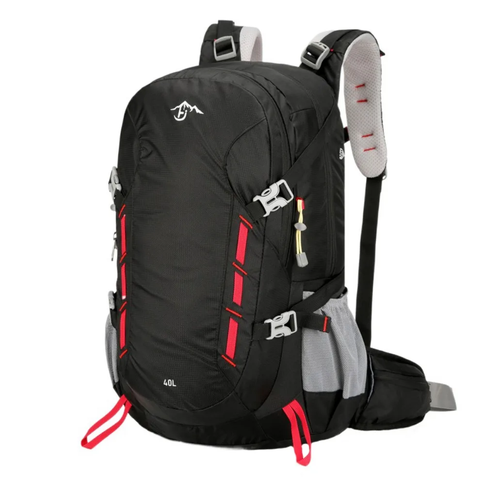 40L Mountaineering Backpack Large Capacity Stitching Hiking Backpacks Multi-Color Waterproof Travel Backpack Trekking