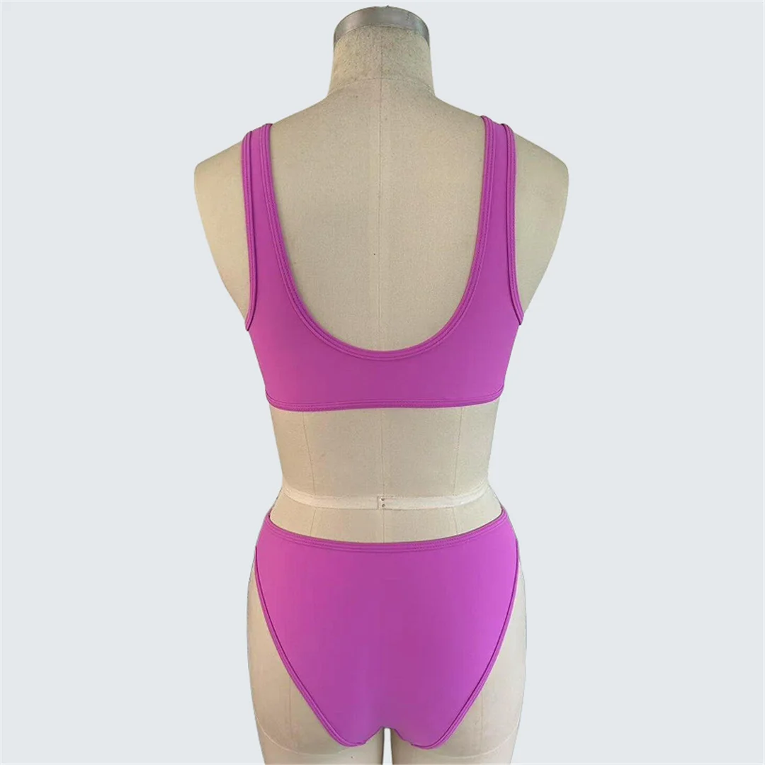 S - XXL Neuer Badeanzug mit Bauchausschnitt und Metallblume, einteiliger Badeanzug für Damen, gepolsterter Monokini-Badeanzug, Badebekleidung, Badeanzug, Modell V7691 – Detail 13