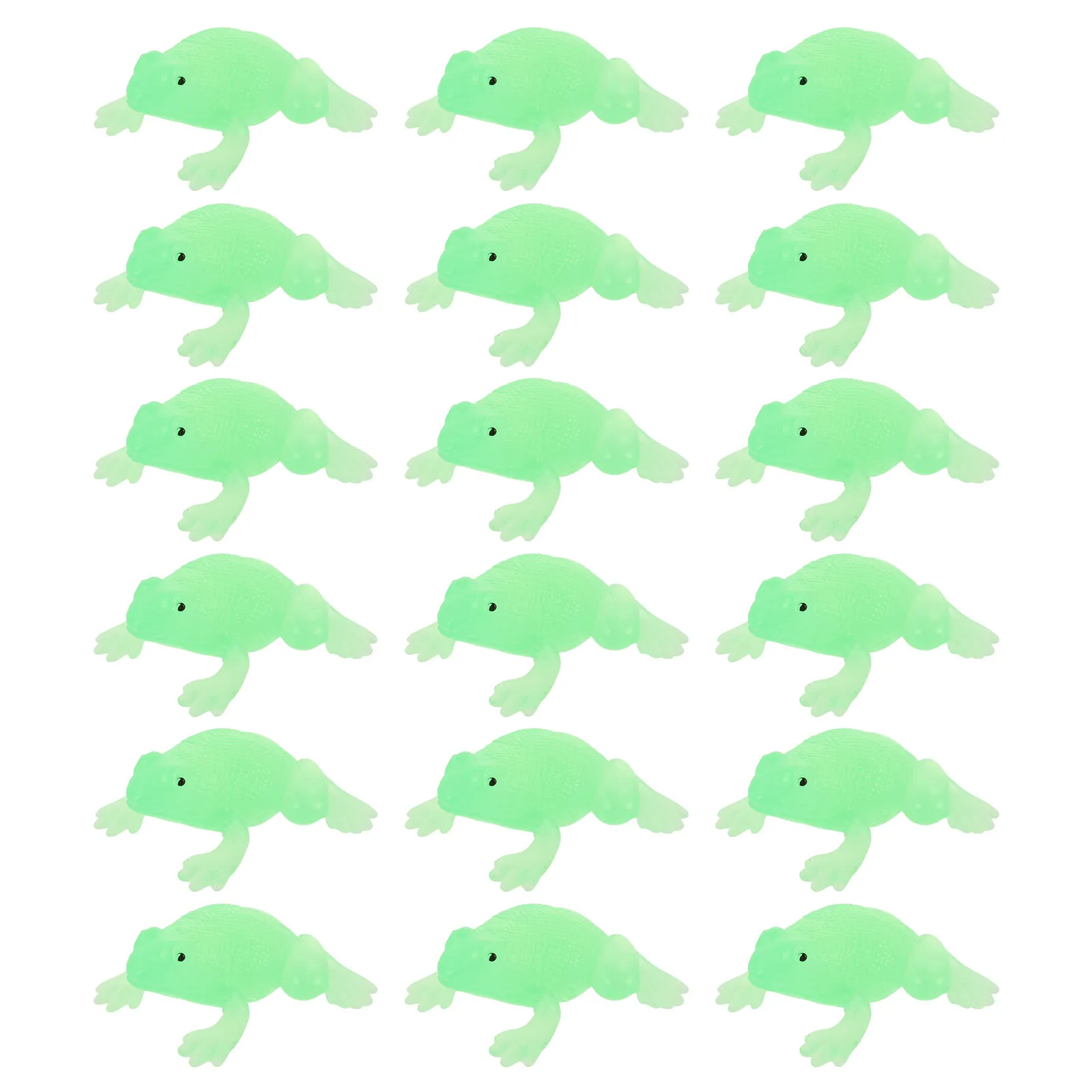 18Pcs Bath Frogs Simulation Decoration Cute Small Frogs for Bathroom Kids Play Animal Figures Educational Fun Frog Toy