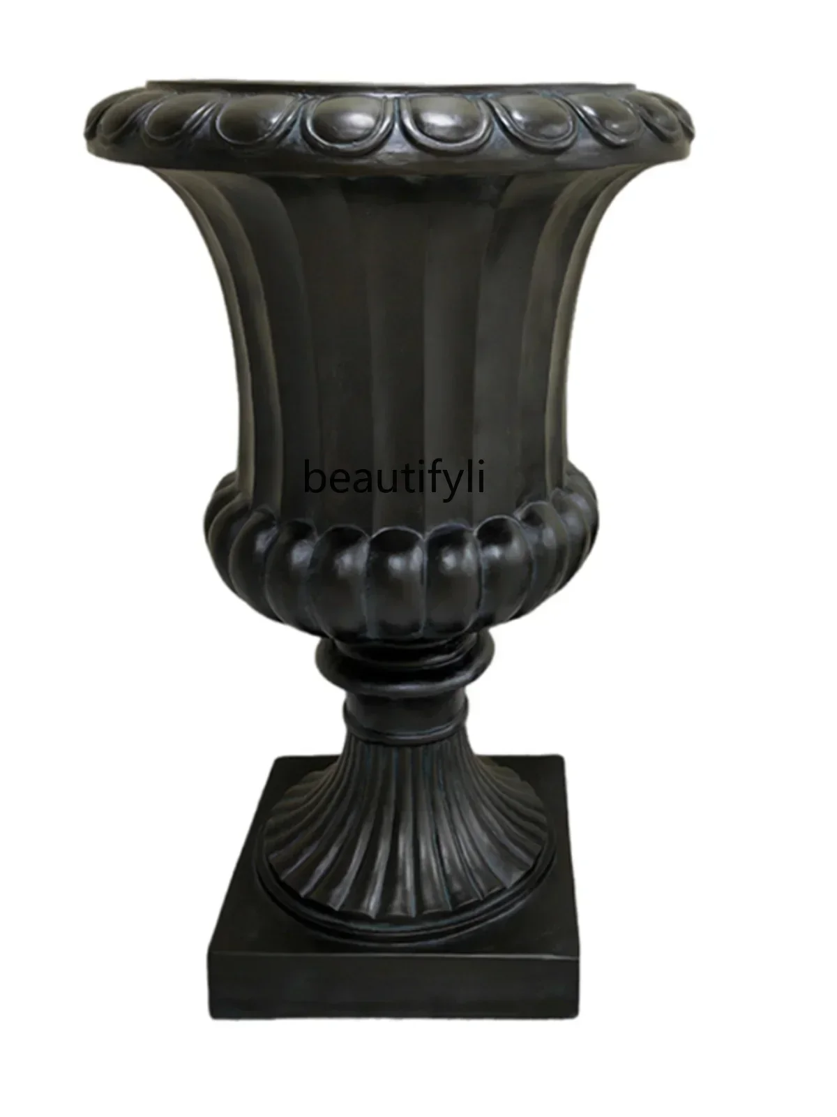 

LXEuropean-Style Flowerpot FRP Commercial Decoration Outdoor Villa Door Courtyard Center Planting Ornamentssss