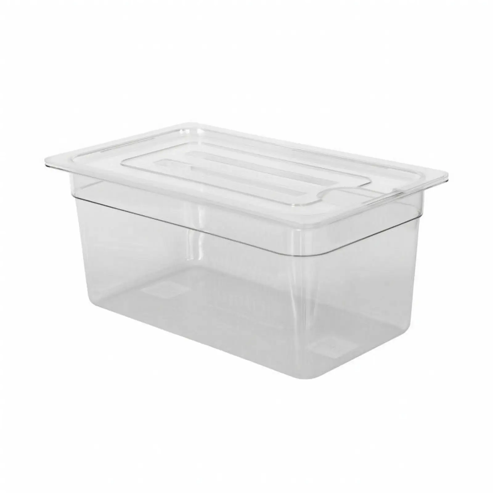 Sous Immersion Cooking Container With | Central Opening for Circulator PC, Sous Vide Container with Lid, Meal cooking