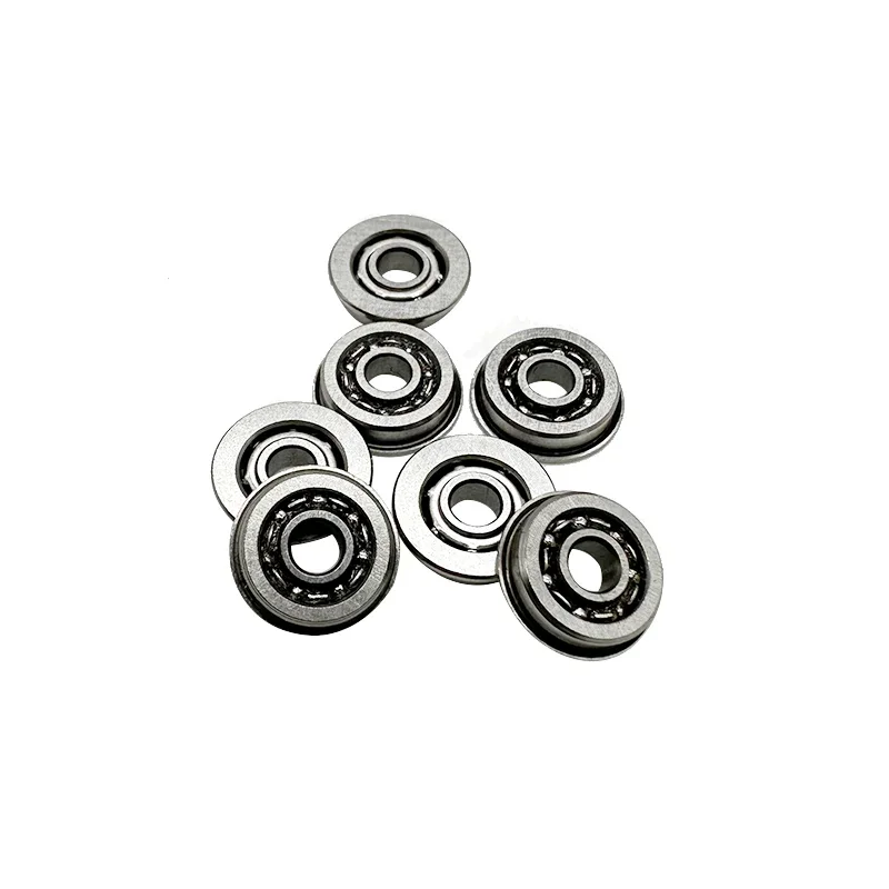 10PCS MF93 Flange Bearing 3x9x2.5 mm ABEC 3 Miniature Flanged Non Standard Deep Groove Open Bearings