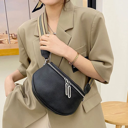 Imagen 2 del producto Bolso de mensajero dermis a la moda, bolso de hombro portátil de gran capacidad, bolso de pecho bien hecho, regalo de cumpleaños para mujer