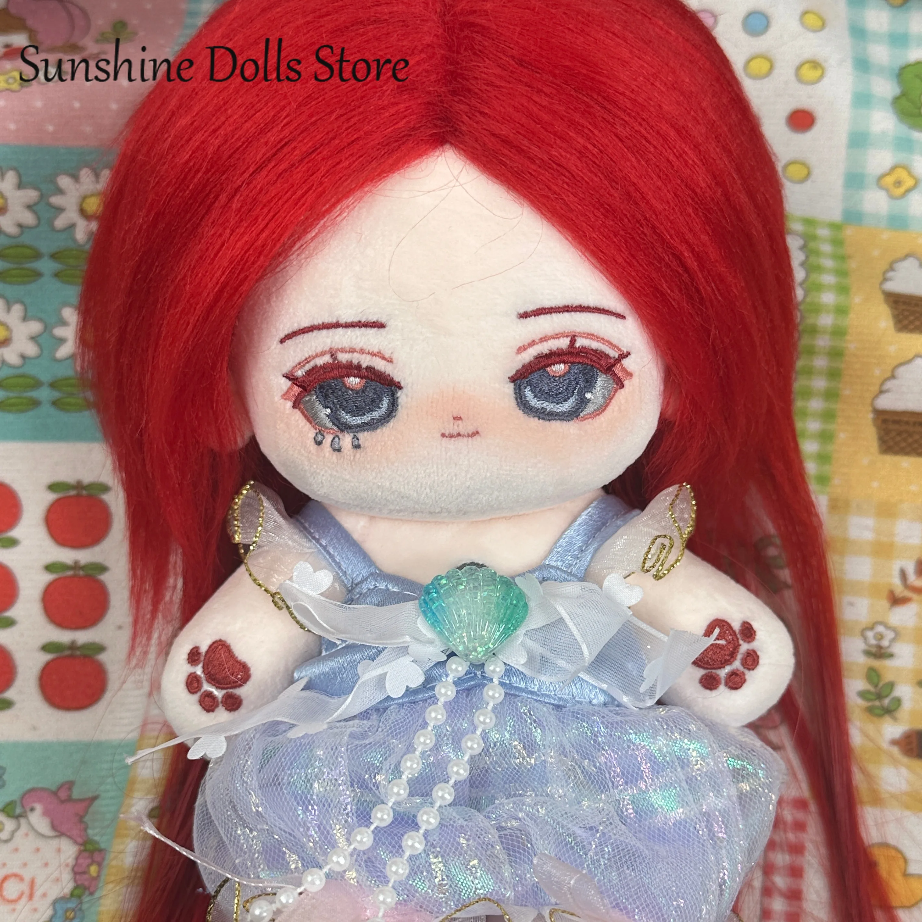 Grace Naiad jeu identité VCosplay peluche coton poupée corps Anime Kawaii dessin animé fille peluche modèle jouet figurines cadeau de noël 20 cm