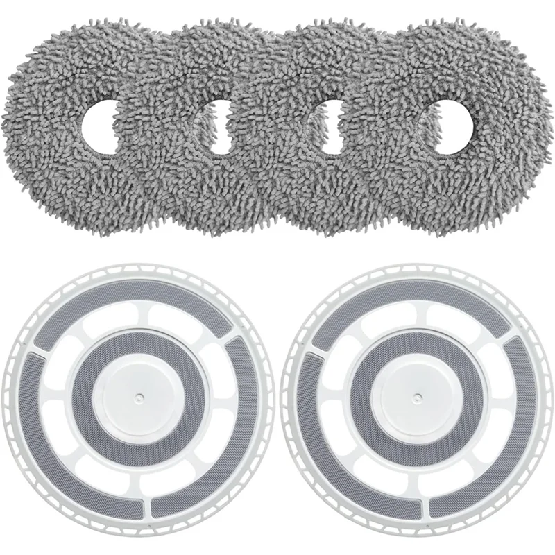 

M17K — для Roborock Qrevo/Qrevo S/Qrevo Pro/Qrevo Plus/Qrevo Master, аксессуары — 2 сменных кронштейна и 4 комплекта салфеток