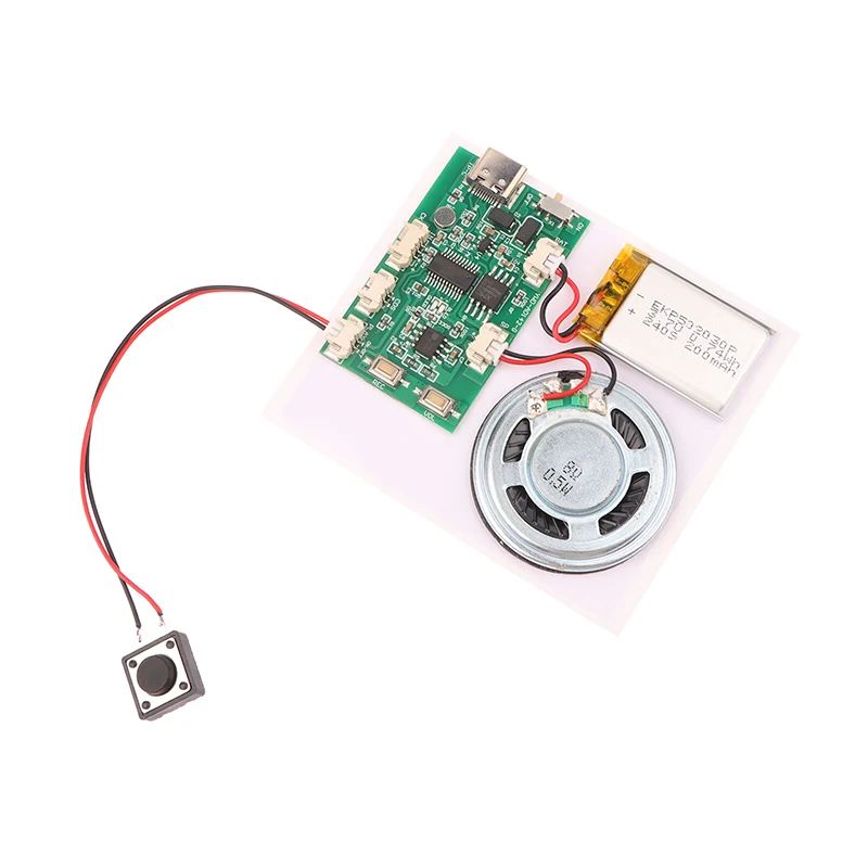 300 Second Recording Playback Module Key Recording Greeting Card Sound Recorder Board Clear Sound Quality