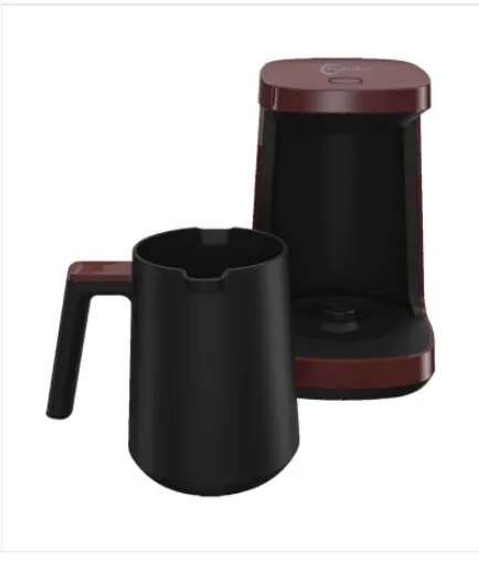 Máquina de café turca con sensor automático, dispositivo de marca Flavel, capacidad de 4 tazas, preparación de café de un toque con sonido y luz