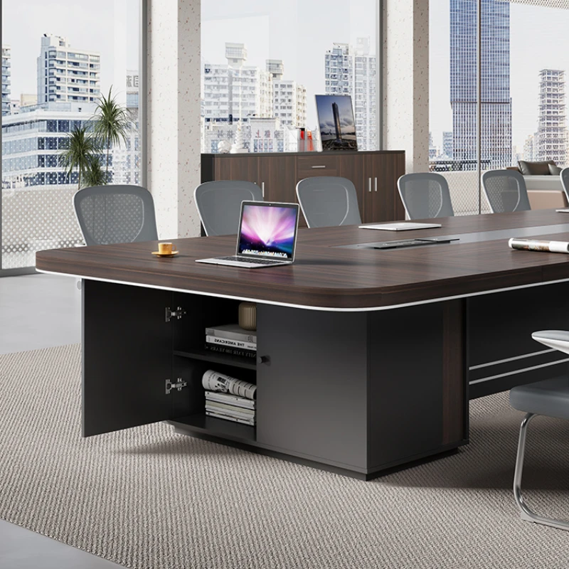 Gaming Study Conference Table Square Design Simple Laptop Office Desk Coffee Reception Tavolo Riunioni Office Furniture CM50HY