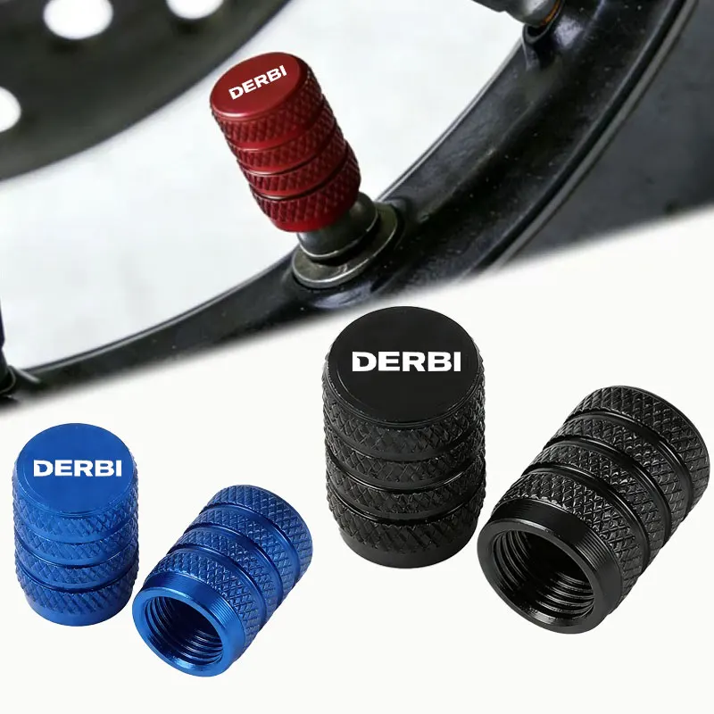 

2PCS Motorcycle Aluminum Alloy Tire Wheel Parts Valve Stem Caps Cover For DERBI EBE EBS D50B0 VARIANT SPORT R GPR Accessories
