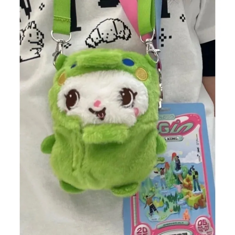 귀여운 만화 인형 가방 플러시 장난감 타마고치 마메지리 교체 인형 옷 귀여운 어린이 백팩 장난감 및 취미 봉제 동물