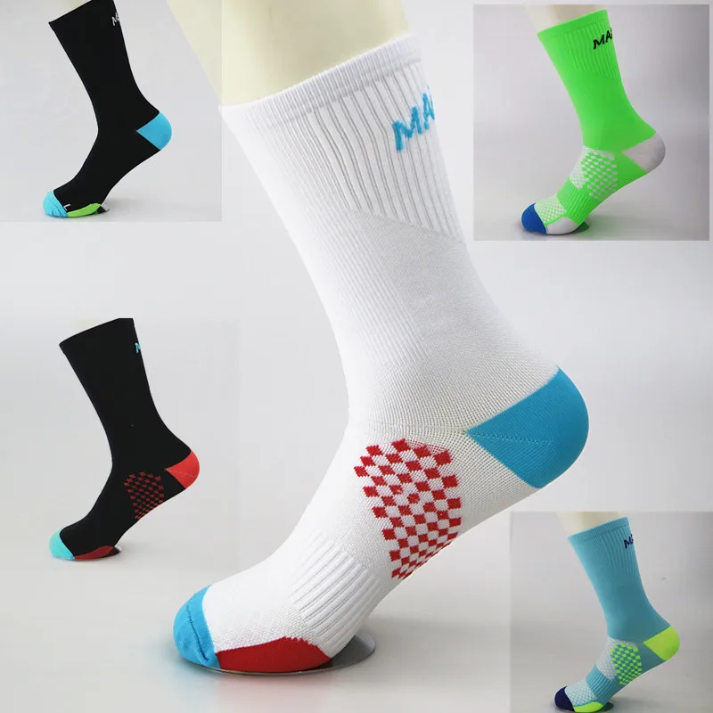 

Sport Bicycle Socks Professional Non-slip Breathable Mid-tube Elasticity Socks Men Gym Fitness Outdoor Cycling Running Gym Socks