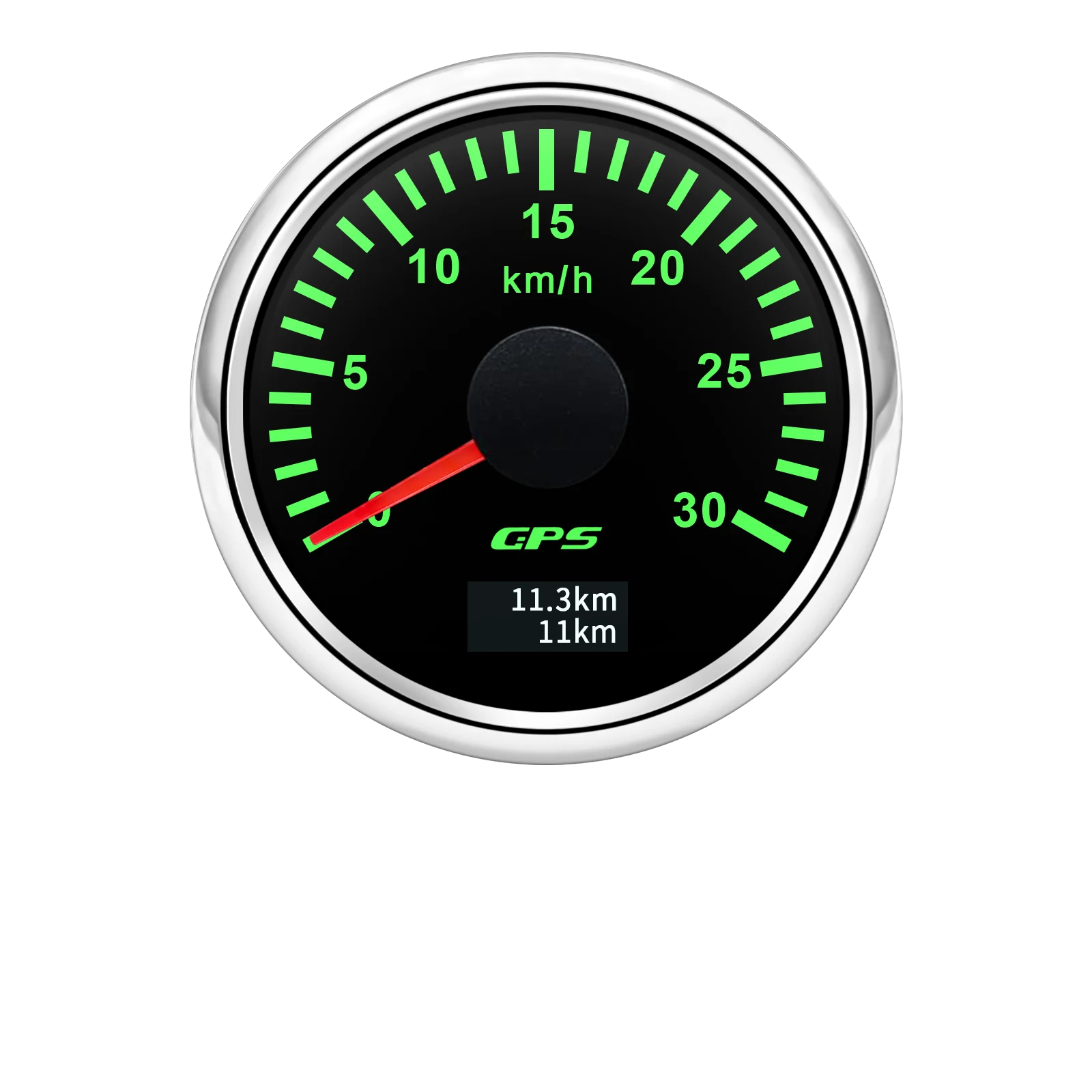 52 mm digitaler GPS-Tachometer + Antennen-Kilometerzähler, 7-Farben-Hintergrundbeleuchtung, universell für 12 V, 24 V, Auto, Boot, Marine, Motorrad, Yacht – Detail 10