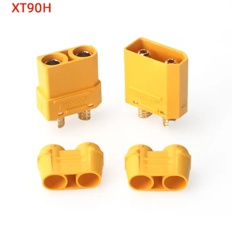 Amass XT90 XT90H Battery Connector Set 4.5mm Male Female Gold Plated Banana Plug For RC Model Battery