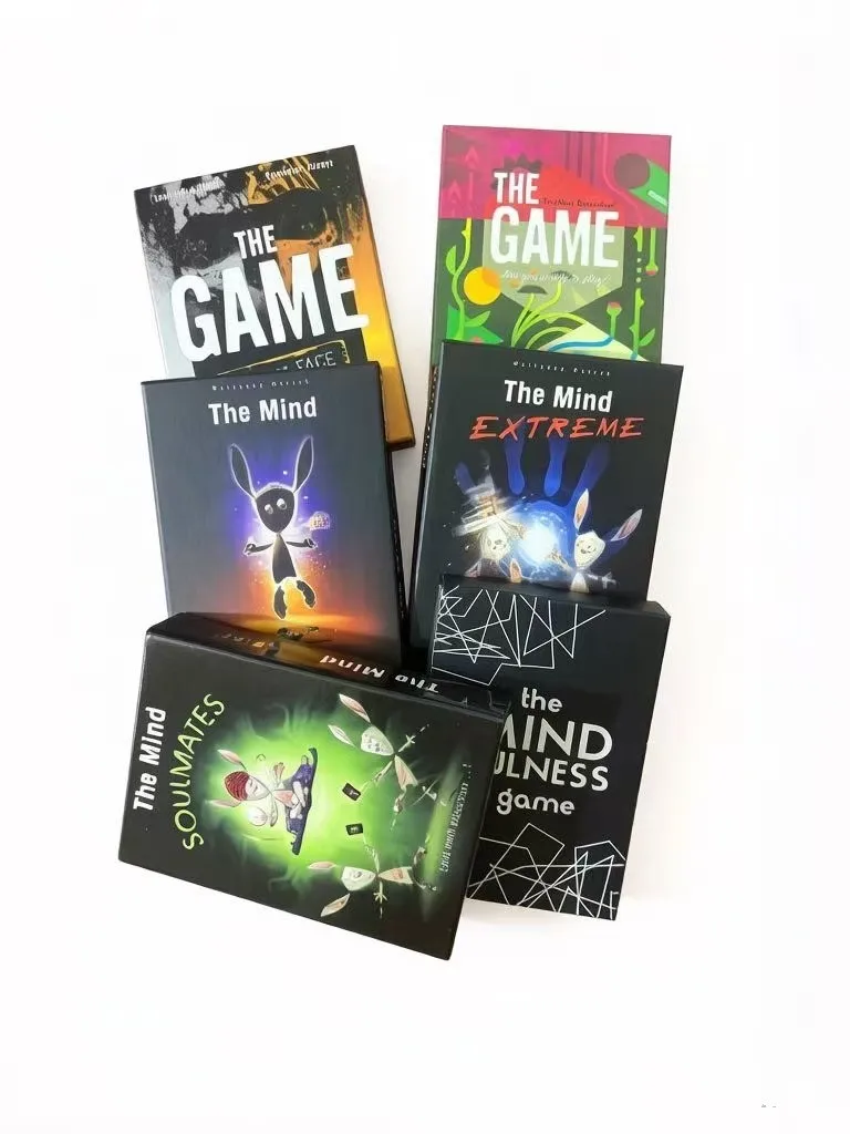 Le jeu de cartes The Mind |   L'Extremité de l'Esprit |   Les Âmes Sœurs |   Jeu de société puzzle Team Experience Extreme Soul Party Deck