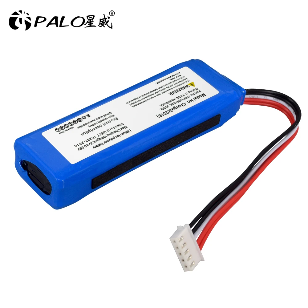 

PALO 3.7V 6000mAh 22.2WH Rechargeable Battery GSP10290102A ACS Rechargeable Battery Configuration for JBL Rechargeable Battery 3