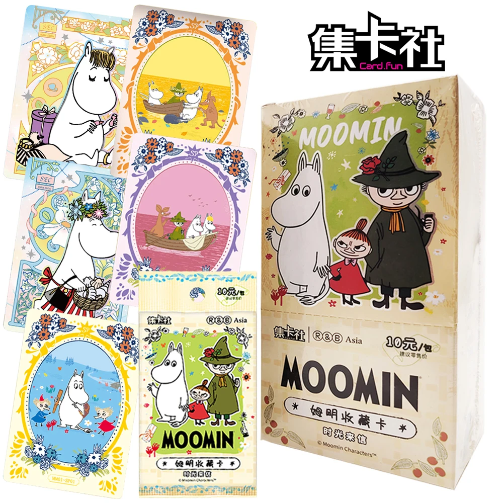 

Оригинальная карта CARD.FUN Moomin, детская любимая классическая приключенческая сказка, креативная теплая игрушка-карточка-компаньон