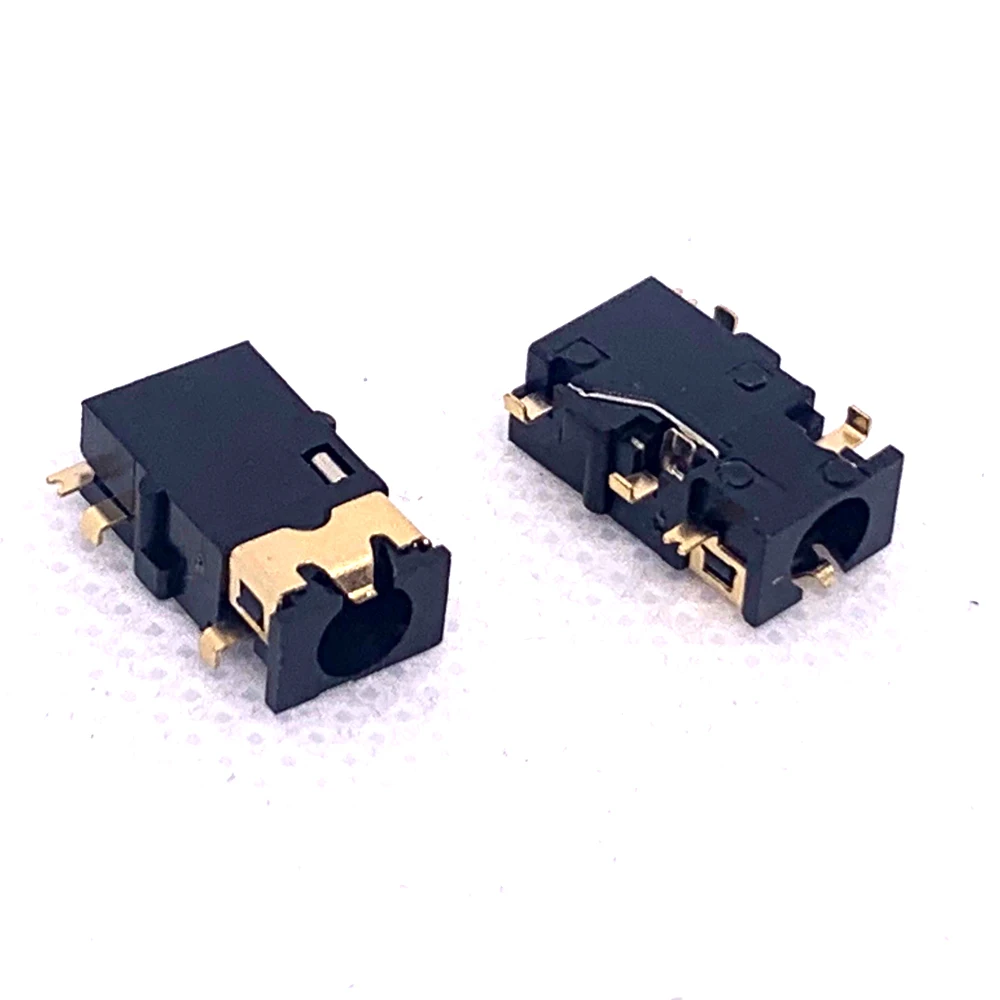 100pcs 3.5mm Audio Jack PJ-342 Sink 1.4 Broken Board Four Plug Two Paste Dual Channel Headphone Socket Double Switch