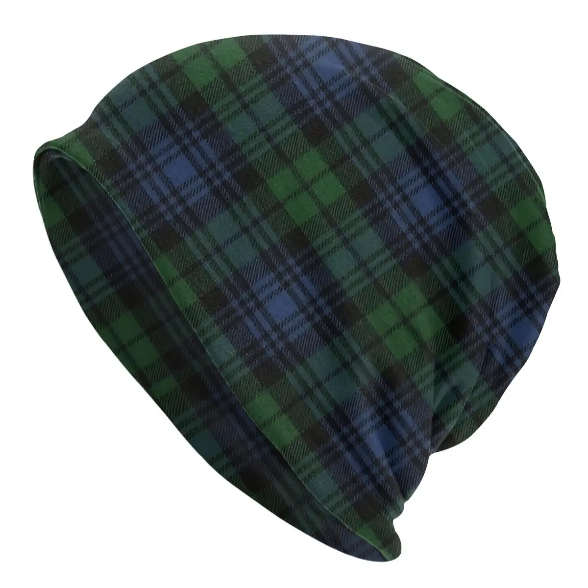 

Skullies Beanies Outdoor Hats Black Watch Ancient Original Scottish Tartan Thin Bonnet Hipster Caps Men Women's Earmuffs