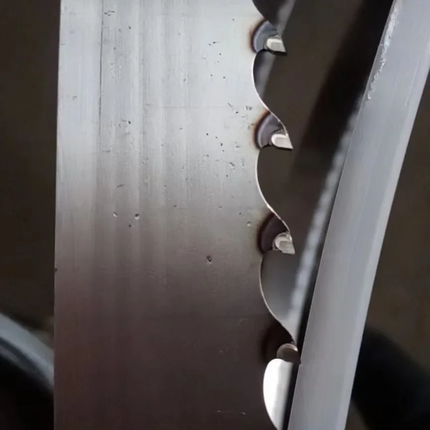 Woodworking alloy band saw blades TCT carbide tip for cutting hardwood for horizontal and vertical band saw machine