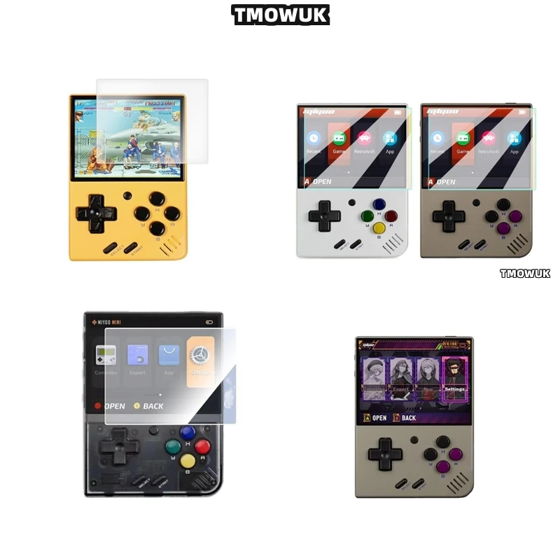 

For Miyoo Mini Plus Miyoo Mini V4 HD Tempered Glass Film Screen Protector Game Console Protection Accessory Cover