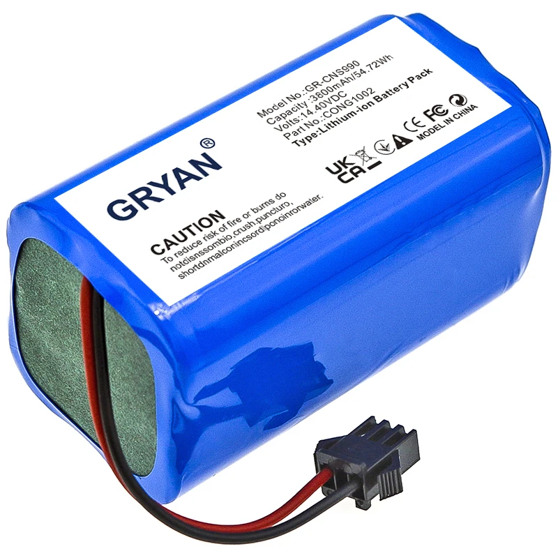 

Аккумулятор 3800 мАч для CECOTEC CONG1002 49CE1401 1090-00000 35019072 Solac Lucid i10 AA3402 Conga 999 Conga 1790 Conga 1990