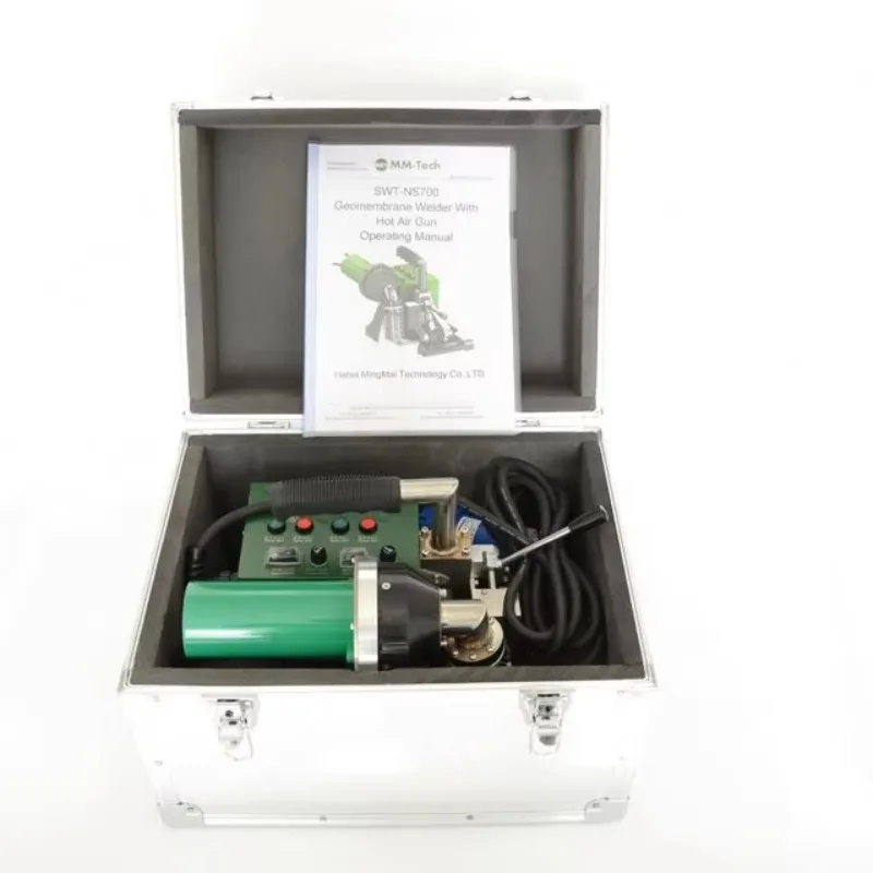Swt-ns700 لحام الهواء الساخن والغشاء الأرضي لحام إسفين ساخن لآلة لحام الأغشية الأرضية Hdpe