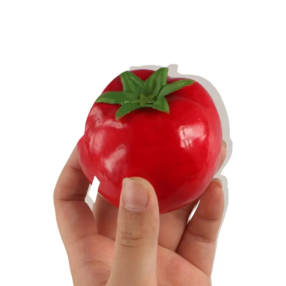 

Fruit Model Mini Artificial Foam Tomato Ornament Cute Handicrafts Simulation Tomato Lifelike Fake Vegetables Home Kitchen Decor