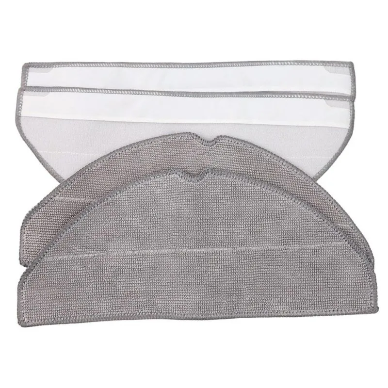 A65T Vacuum Parts Kit for Tapo RV30 Max Plus RV20 Max Plus - 4 Filters 4 Mop Cloths 4 Side Brushes Replacement Accessories
