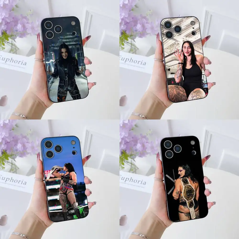 R-Rhea R-Ripley Phone Case For IPhone 17 16 15 14 13 12 11 Pro Max Plus Air Mini Black Silicone Soft