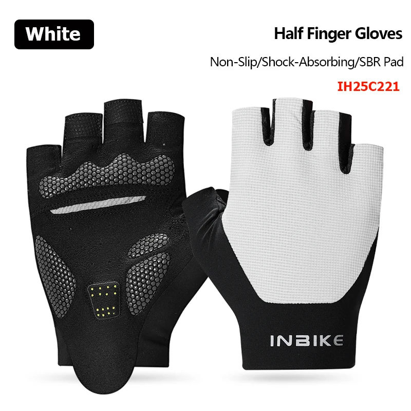 Inbike 2025 Sommerradhandschuhe für Männer schockabsorbierende gepolsterte, atmungsaktive Fahrradhandschuhe Mtb Road Mountain Bike Riding Handschuhe