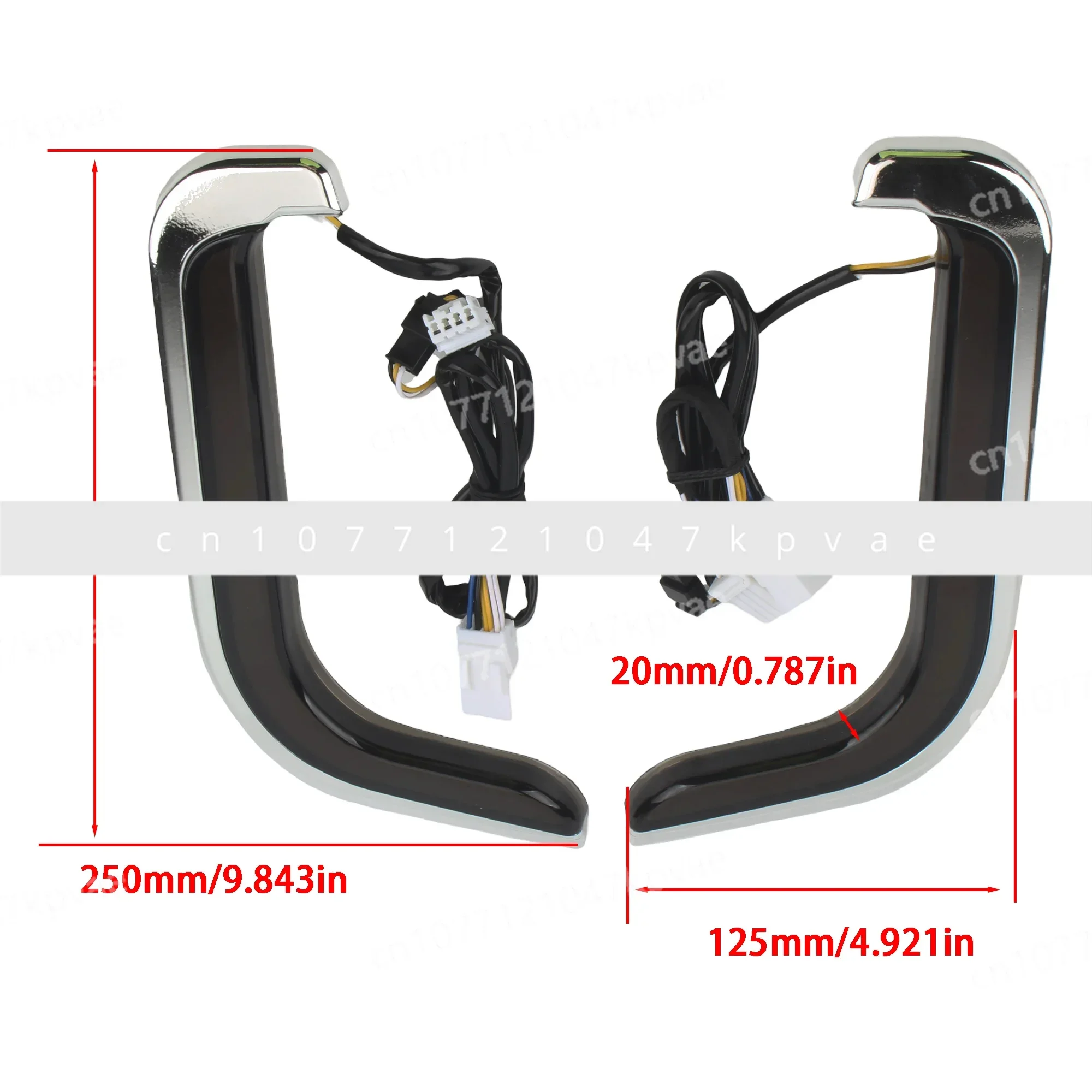 CVO Motorcycle Light Emitting Diode Fairing Under Grille 1996 2013 Motorcycle Steering Lights