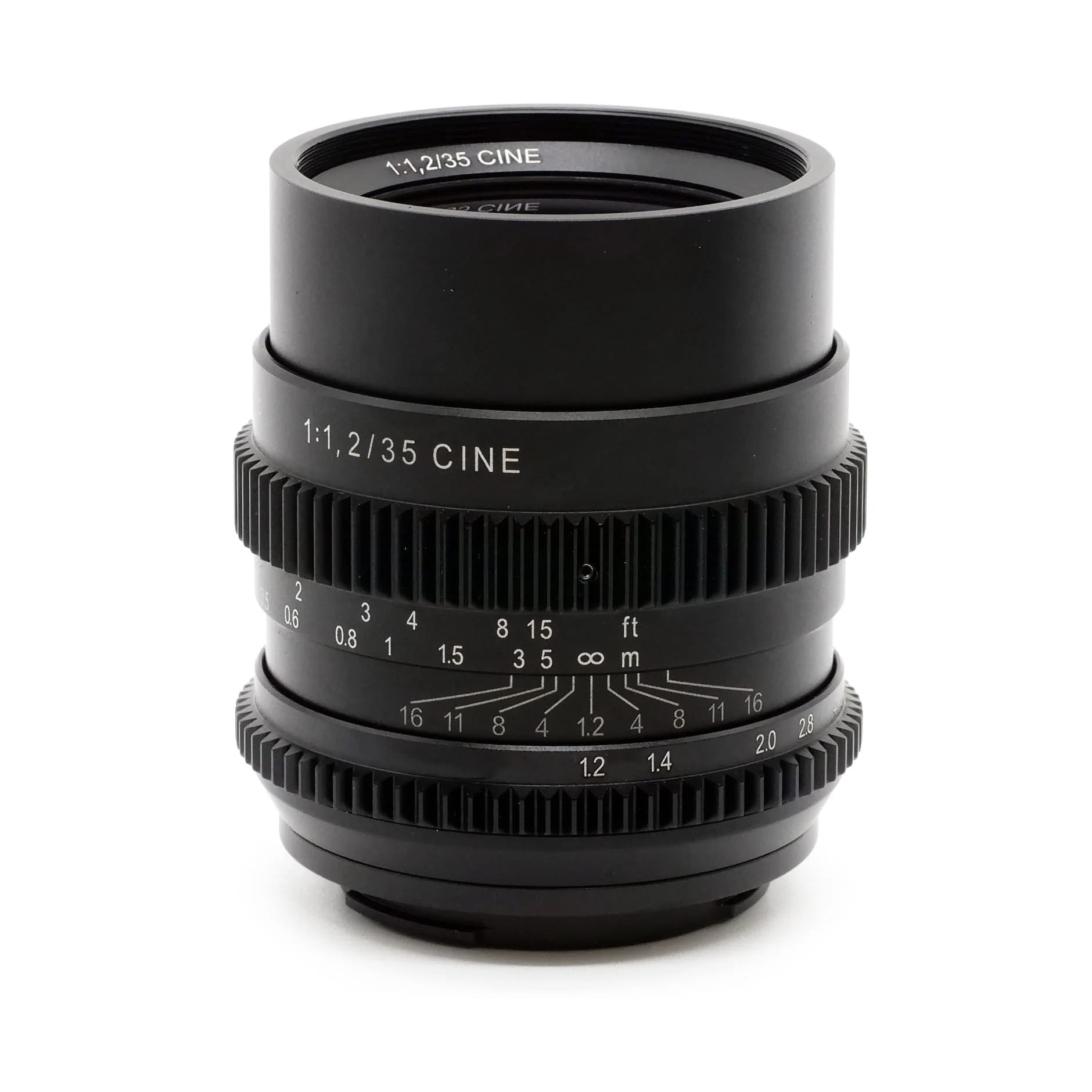 SLR Magic 35mm F1.2 Full Frame Wide Angle Cine Cinema Lens Prime Lens Manual Focus for Sony E-mount, Fujifilm X-mount