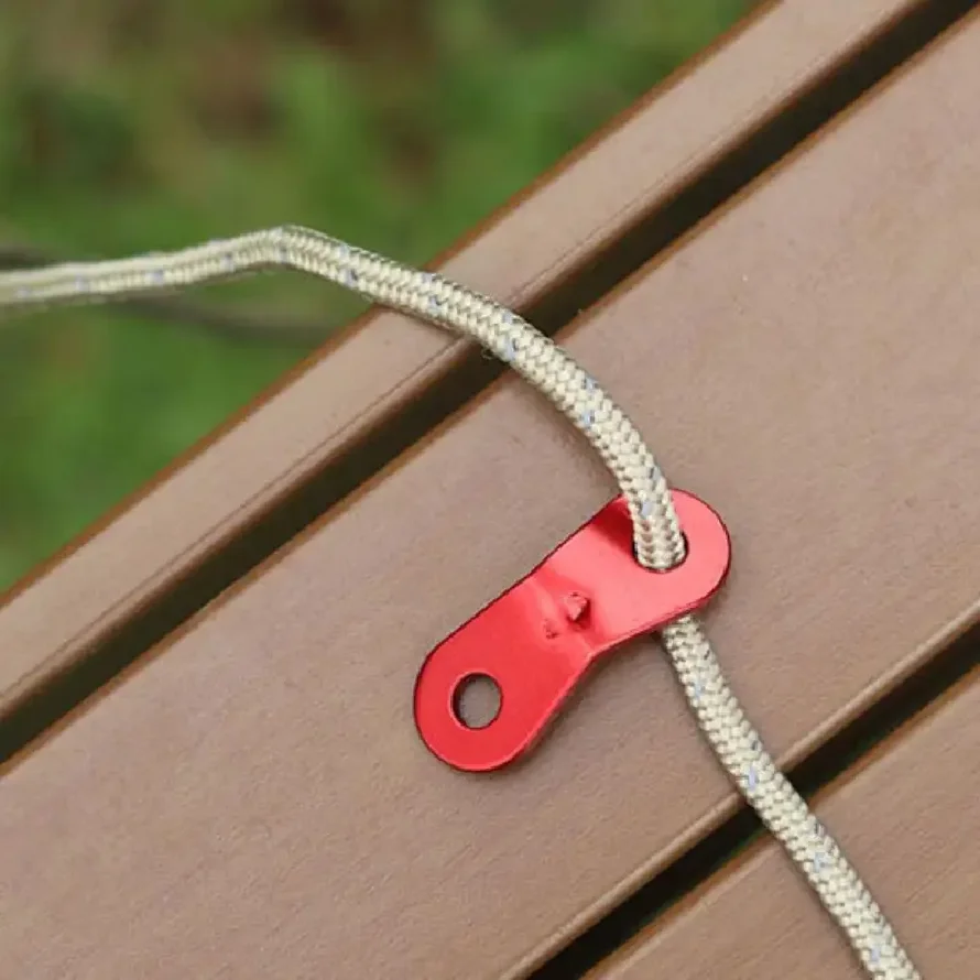 10 قطعة خيمة التخييم الرياح حبل مشبك السحابة خيمة الملحقات حبل تشديد سدادة الموتر للعتاد في الهواء الطلق