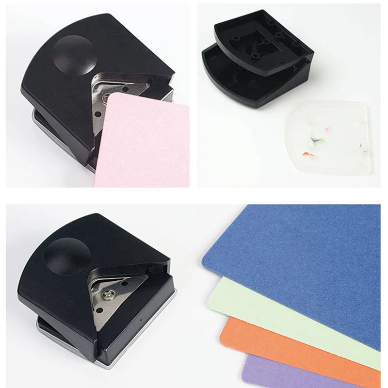 Redondeadora de esquina portátil, tarjeta perforadora de papel, cortador de fotos, herramientas de álbum de recortes artesanal, máquina cortadora de papel, 1 unidad
