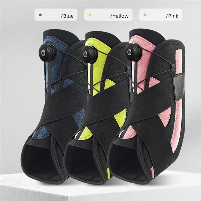 A07T-1PCS Adjustable Sprained Ankle Support Ankle Braces Bandage Foot Joint Protector Stabilizer B