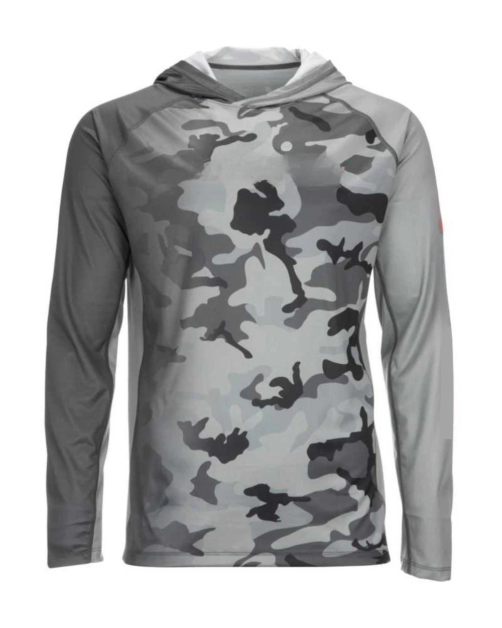 

Men's UV Hooded Performance Fishing Shirt Outdoor Camouflage Long Sleeve Mesh UPF50+ Angling Clothing