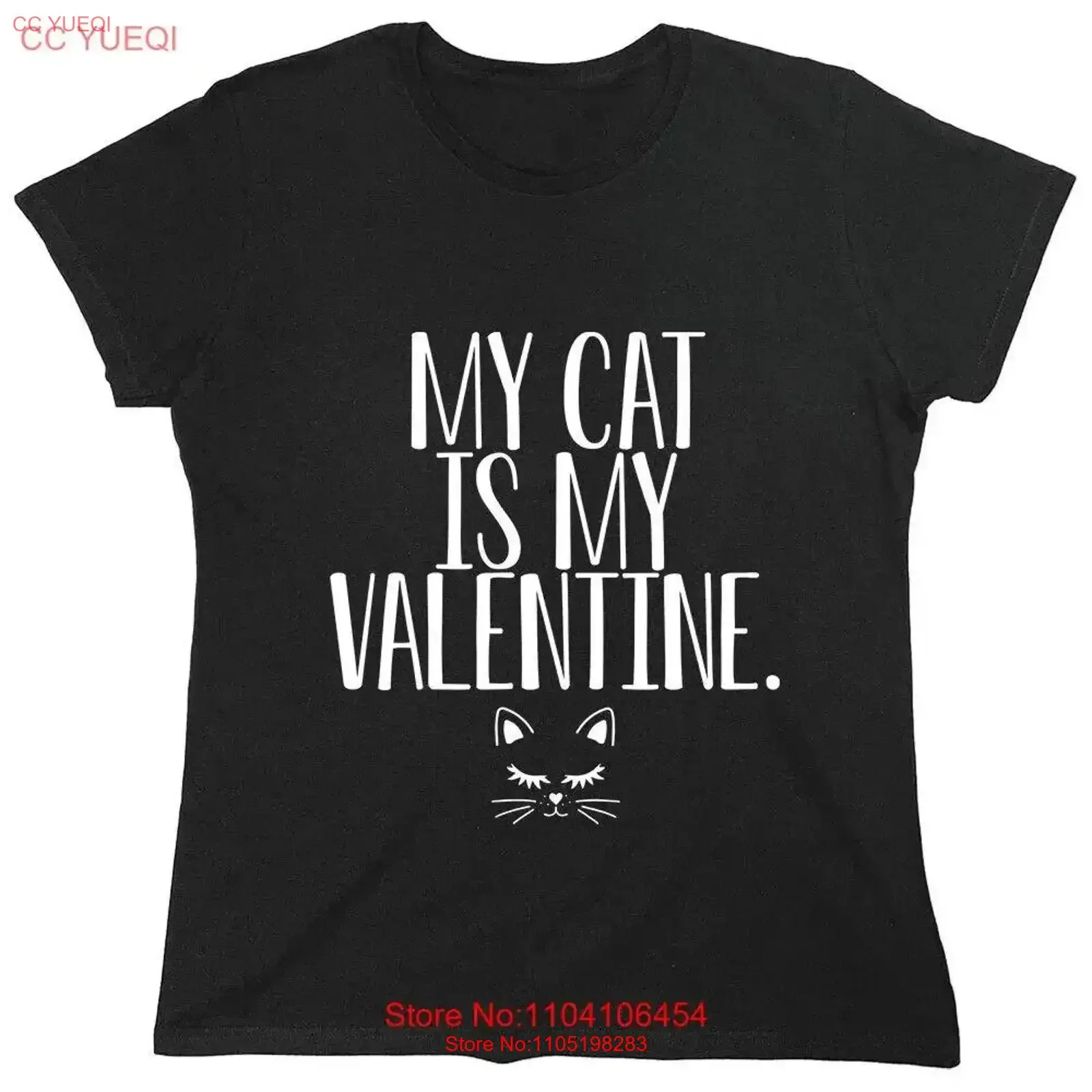 

Саркастическая новинка «Мой кот на День святого Валентина», забавная женская футболка, винтажная стираная модная дышащая уличная одежда, топ для повседневной носки