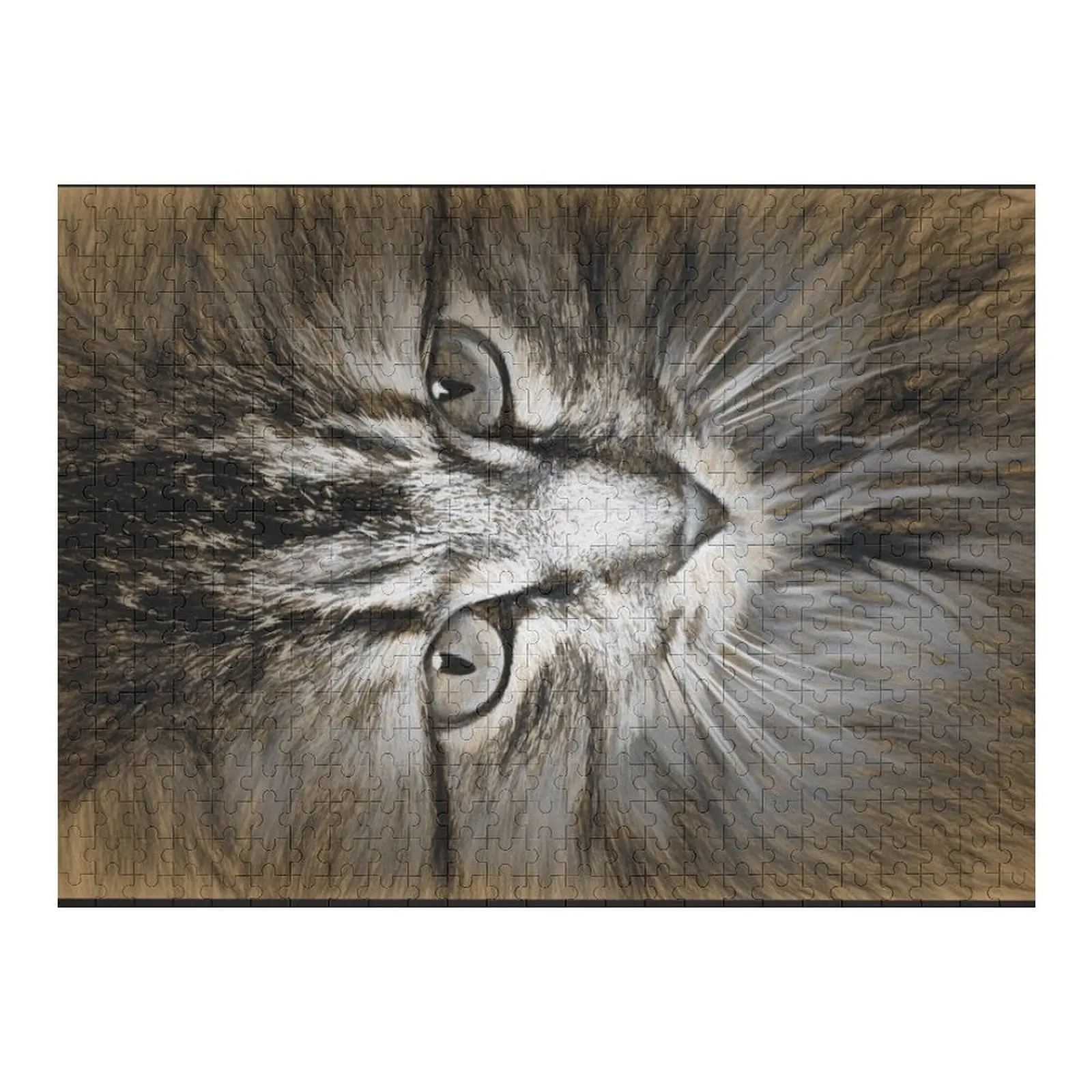 

Красивое кошачье лицо Пазл Деревянные животные Фото Пользовательское имя Детская игрушка Персонализированное имя Пазл