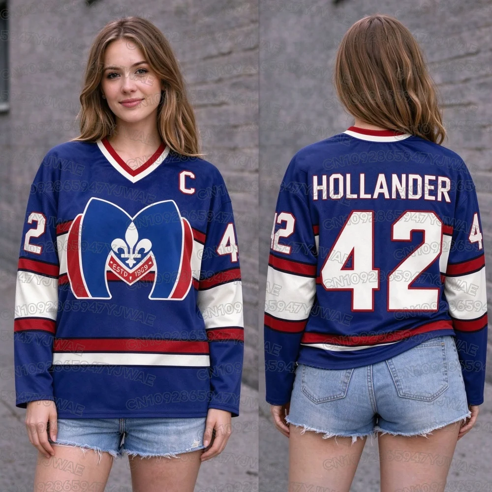 Women's Men's Heated Rivalry Hockey Jersey Long Sleeves Tee Men's Women's Rozanov HOLLANDER T-shirt Unisex Tops Pullovers