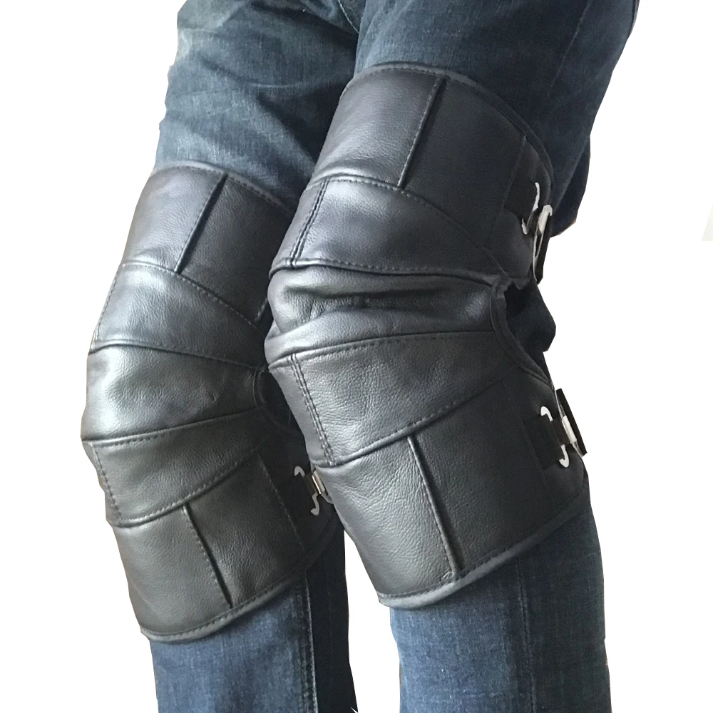 Udoarts Knee Brace With Adjustable Elastic Straps (Summer Cowhide Version)(1 Pair)