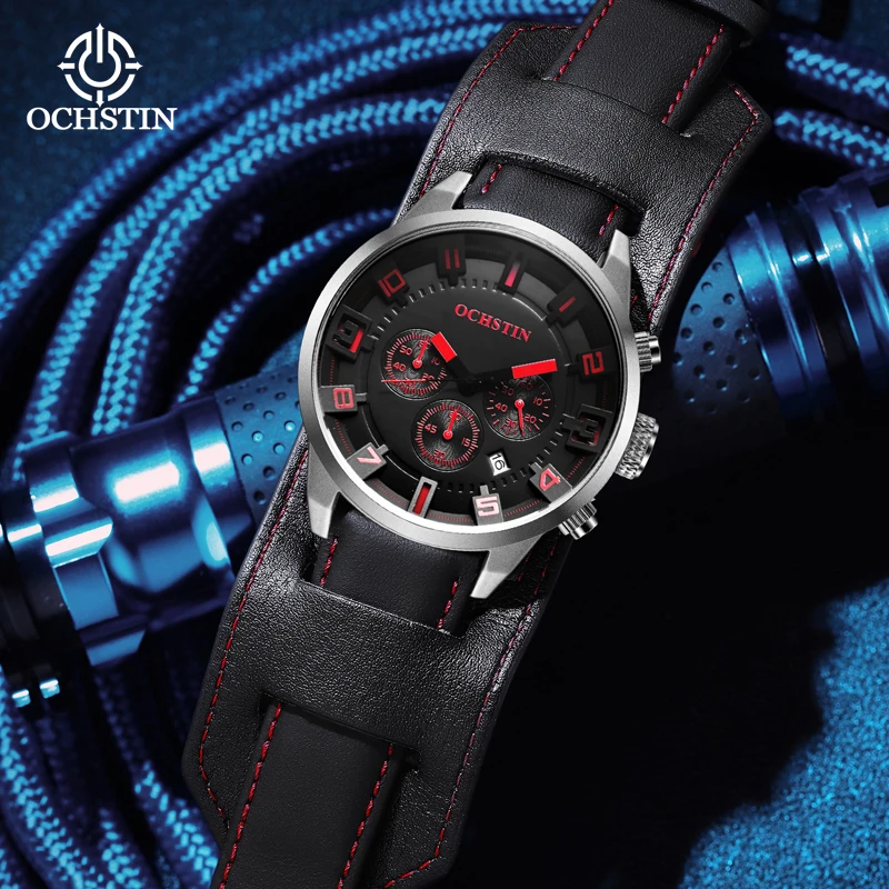 

Ochstin's Leisure and Minimalist Style Multi functional Quartz Movement Craftsmanship Series 2024 New Men's Quartz Watch